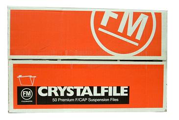 F/CAP CRYSTALFILE BOX 50 GREEN SUSPENSION FILES